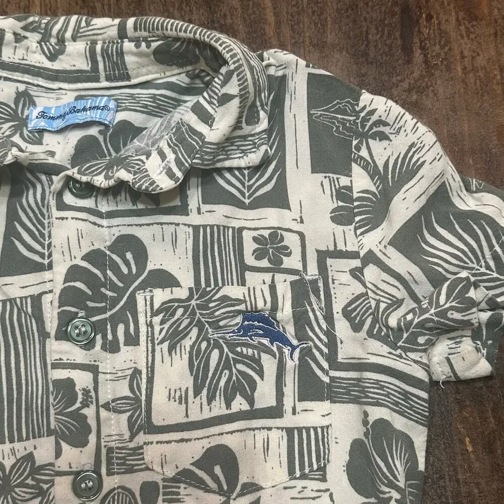 Tommy Bahama Hawaiian Shirt sz 2T
